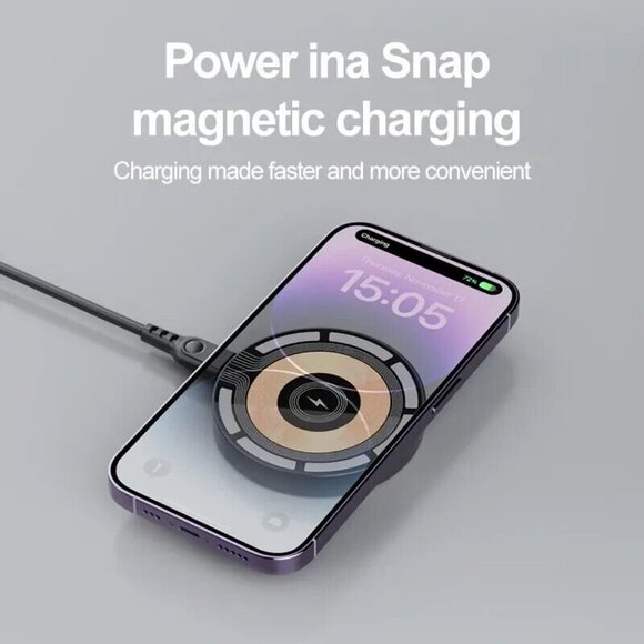 30W Magnetic Wireless Charger For iPhone 15 14 13 12 Pro Max Fast Wireless Charg - Picture 3 of 6